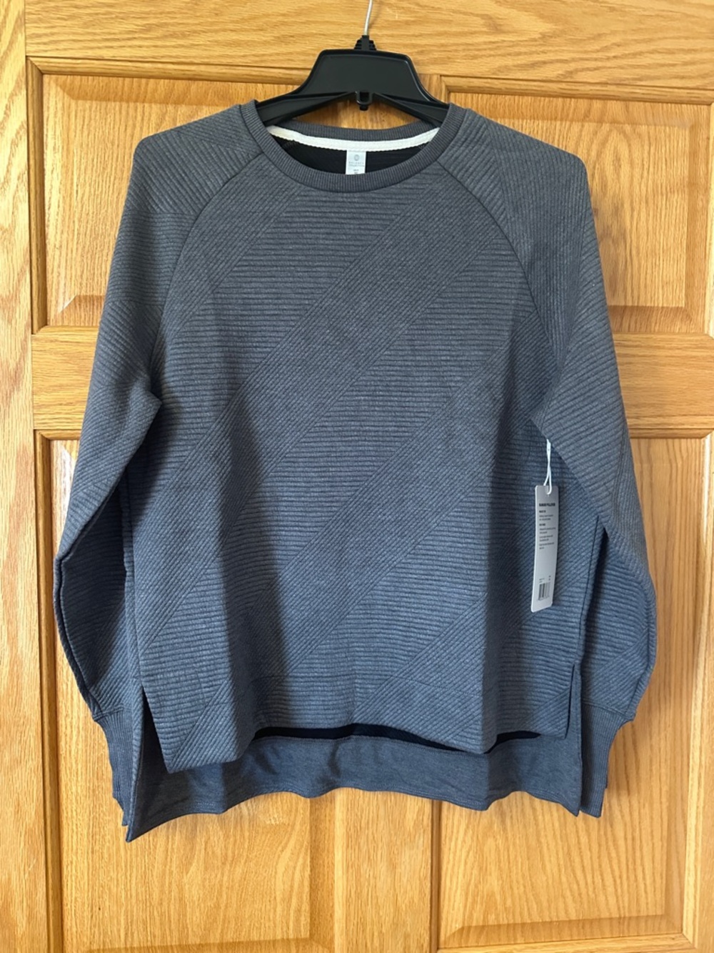 Balance Collection Charcoal Ribbed Pullover - Picture 7 of 10
